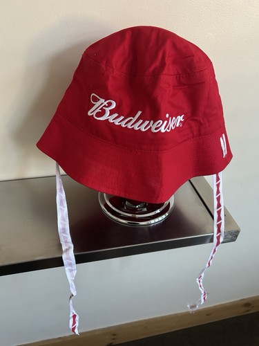 Budweiser red bucket - , hat