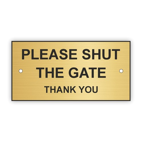 Laser engraved please - please, shut
