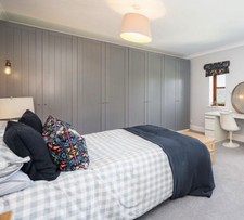 IKEA Pax Gullaberg Light Grey Double Wardrobe