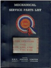AUSTIN A55 & A60 0.5 TON VAN & PICK-UP 1957-63 ORIGINAL FACTORY PARTS CATALOGUE