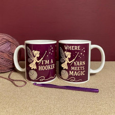 I’m a Hooker Crochet Mug