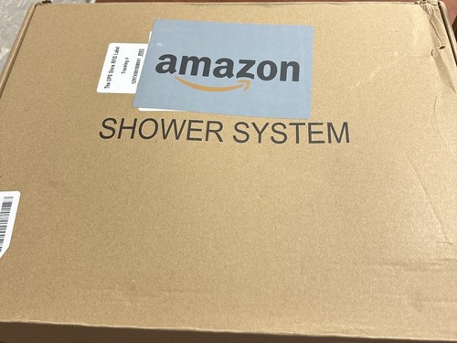 Shower system gold color open - gold, color.