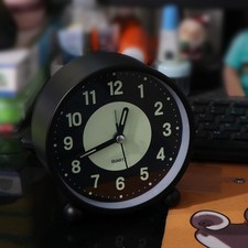 Alarm Clock Bedside No-Ticking