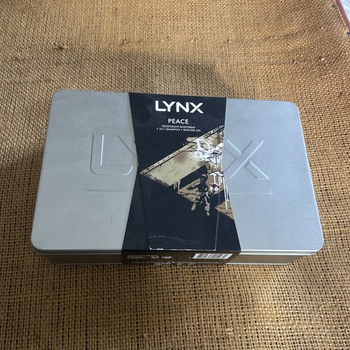 Lynx peace metal tin - peace, rare