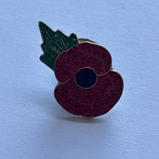 Poppy Metal Badge. No Date. 