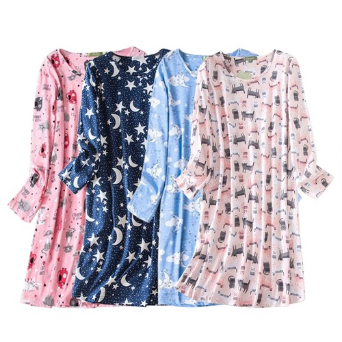 Ladies print nightwear - print,