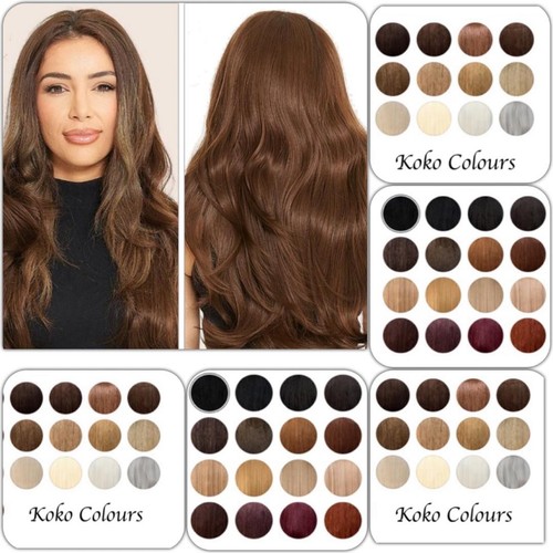 Half wig long wavy - wavy, thick