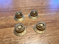 4 X Speed Control Knobs – Volume Tone Guitar for Gibson & Epiphone – Gold