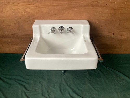 Vtg mid century 19x17 white - century,
