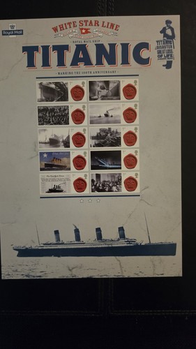 2012 royal mail cs16 titanic - mail,