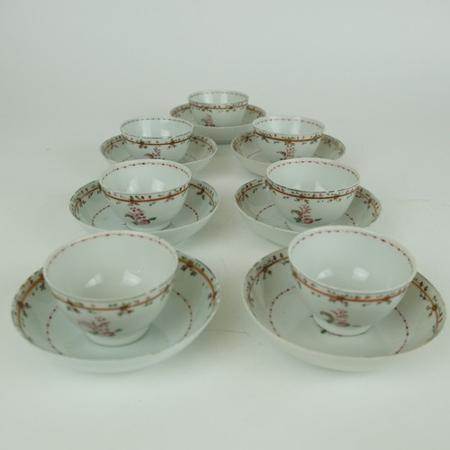 Chinese cup and saucers qing - chinese,