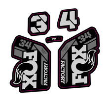 Fox 34 Factory Fork Decal Kit