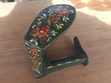Vintage bargeware painted Shoe