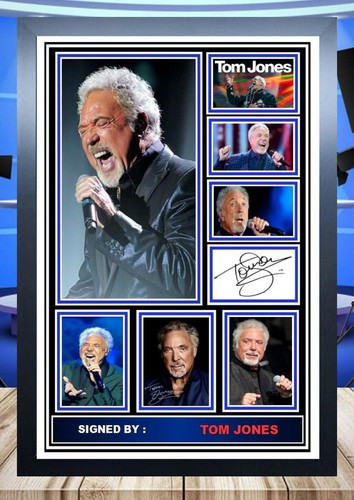 Tom jones signed a4 - jones,