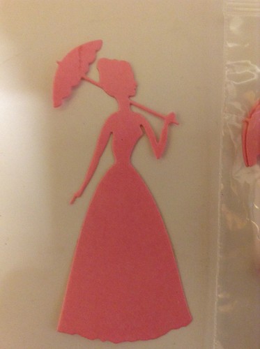 Cardmaking die cuts lady - cuts, +