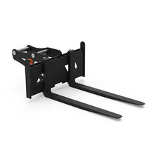 Pallet Forks Tines for Excavator / Digger | 2-3.5 Tonne | Sliding Type | ITA 2A
