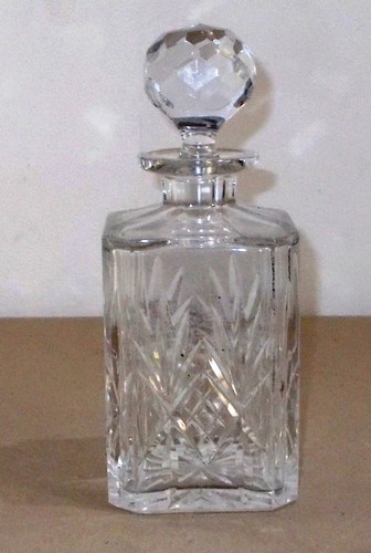 Very heavy vintage cut - very, glass