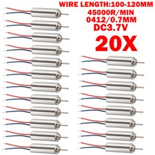 20 Pack DC 3.7V Coreless Micro