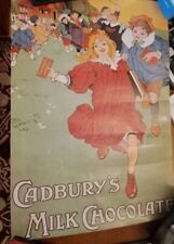 Cadbury's Milk Chocolate Reproduction Of Old Advert Poster Print (A2 Size)