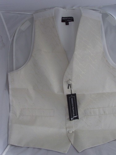 Mens wedding ivory cream silk - ,