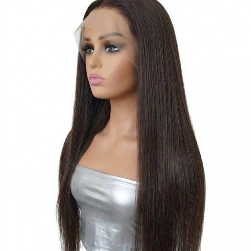 Layered brown synthetic hair - layered,