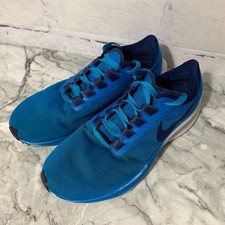 Nike Men's Air Zoom Pegasus 37 Mesh Size UK 8 Blue Running Shoes BQ9646-400