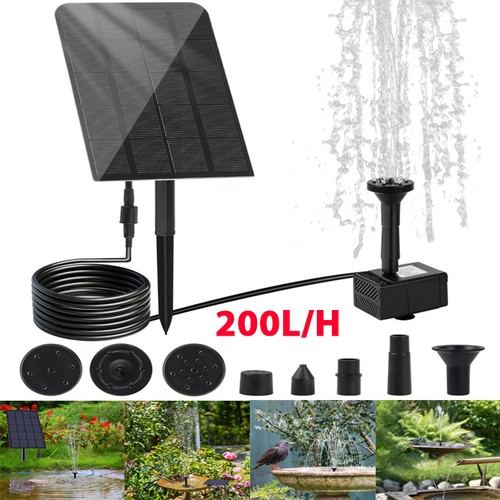 Solar panel powered water pump - panel,