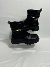 Women’s Black Chunky Ankle