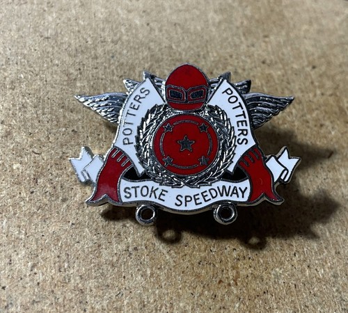 Stoke vintage speedway badge - stoke,