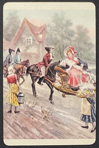 Horse drawn sleigh vintage - horse,
