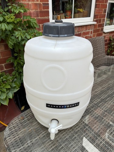 Beer pressure barrel with tap - beer,