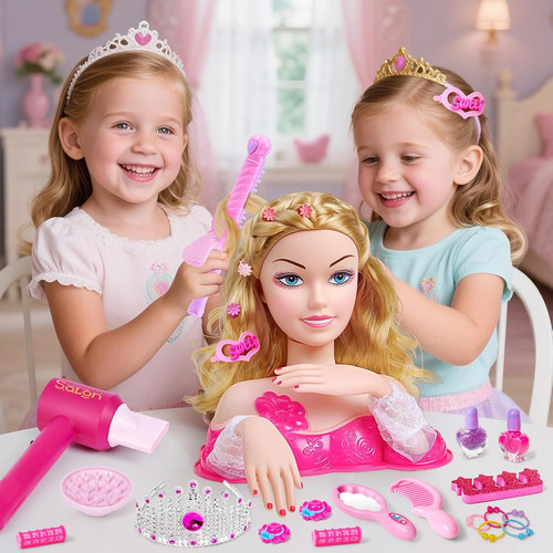 Styling head doll for kids - g.c,
