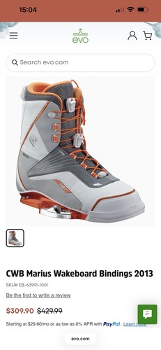 Cwb marius wakeboard bindings - wakeboard,