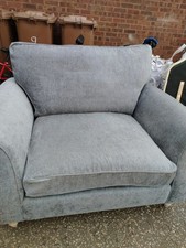 Next Ashford Cuddle Chair Single Sofa Armchair Grey