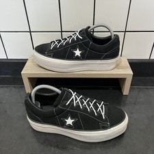Converse - Size 4 UK -  One Star Platform OX Black and White Dots Women’s 