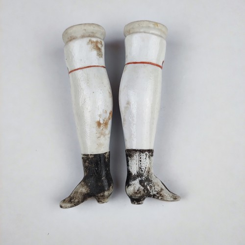 Antique lower doll legs