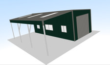 Steel Framed Buildings - Valet Bay Car Wash - 9m x 10m x 3.6m Steel Building