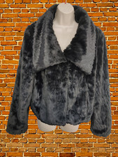 WOMENS WALLIS BLACK FAUX FUR