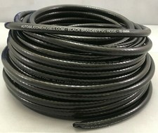 Reinforced black pvc braided - reinforced,