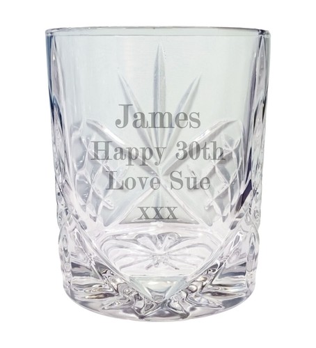 Personalised crystal 11oz - personalised,