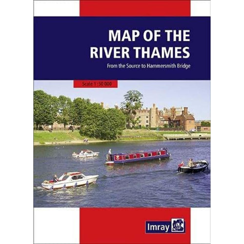 Map the river thames - map, of