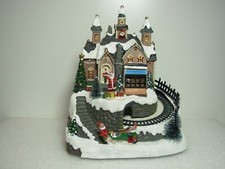 LED Musical Animated Village Scene. Premier LED Lit Village Collection