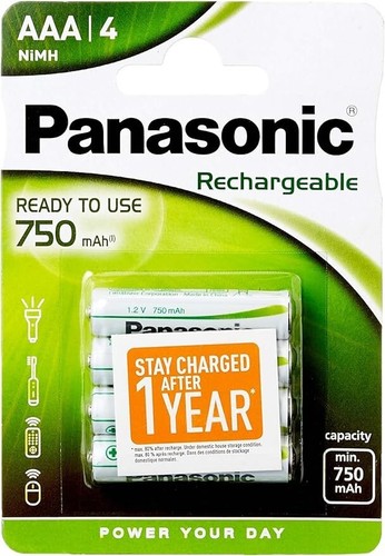 1x4 panasonic batterie nimh - panasonic,