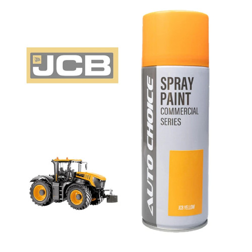 Jcb yellow gloss tractor - tractor, spray