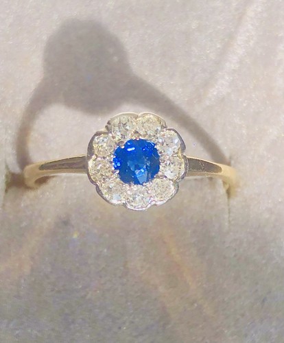 Antique 18ct gold platinum - antique,