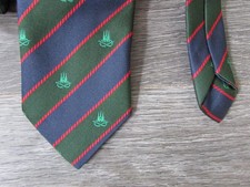 Rope Tied Sealed Knot & Cathedral with Three Spires Striped Tie by Maccravats