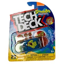 Tech Deck Santa Cruz X Spongebob Squarepants Fingerboard Skateboard - Screaming