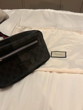 Gucci GG Supreme Black Belt