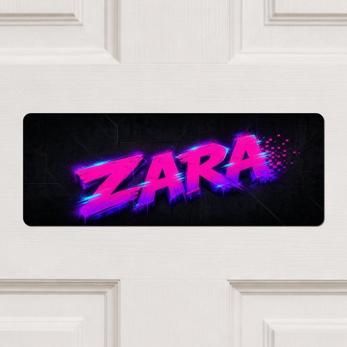 Personalised neon graffiti - personalised,