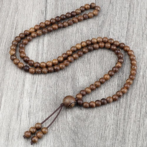 Handmade wooden 108 bead - handmade, 108-bead